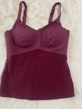 Honeylove LiftWear Cami in color Fig shapewear tank